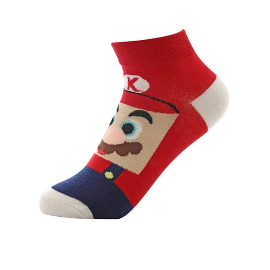 Super Mario Bros  Cotton Socks