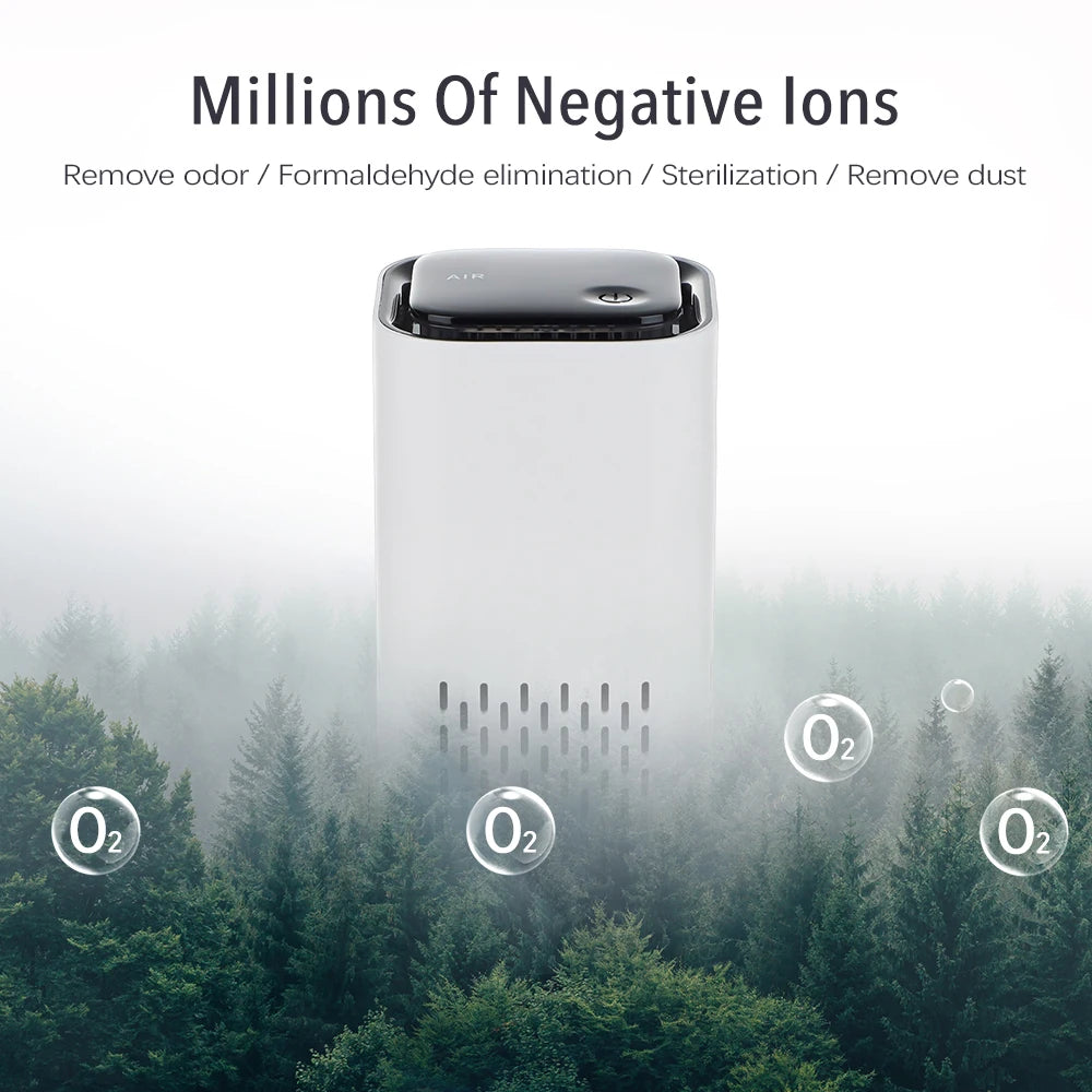 Mini Negative Ion Air Purifier For Home