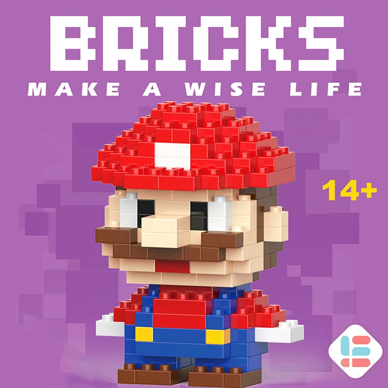 Mario Bros Building Blocks Figure