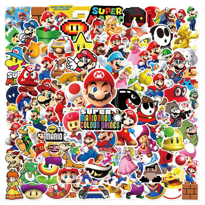 100Pcs Super Mario Bros Stickers