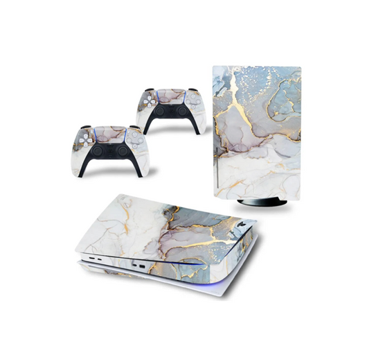 PS5 + 2 Controllers Skin Sticker