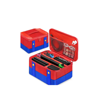 Large Storage Case for Nintendo Switch Mario