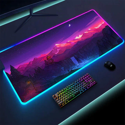 Luminous LED Lighting Mouse Pad