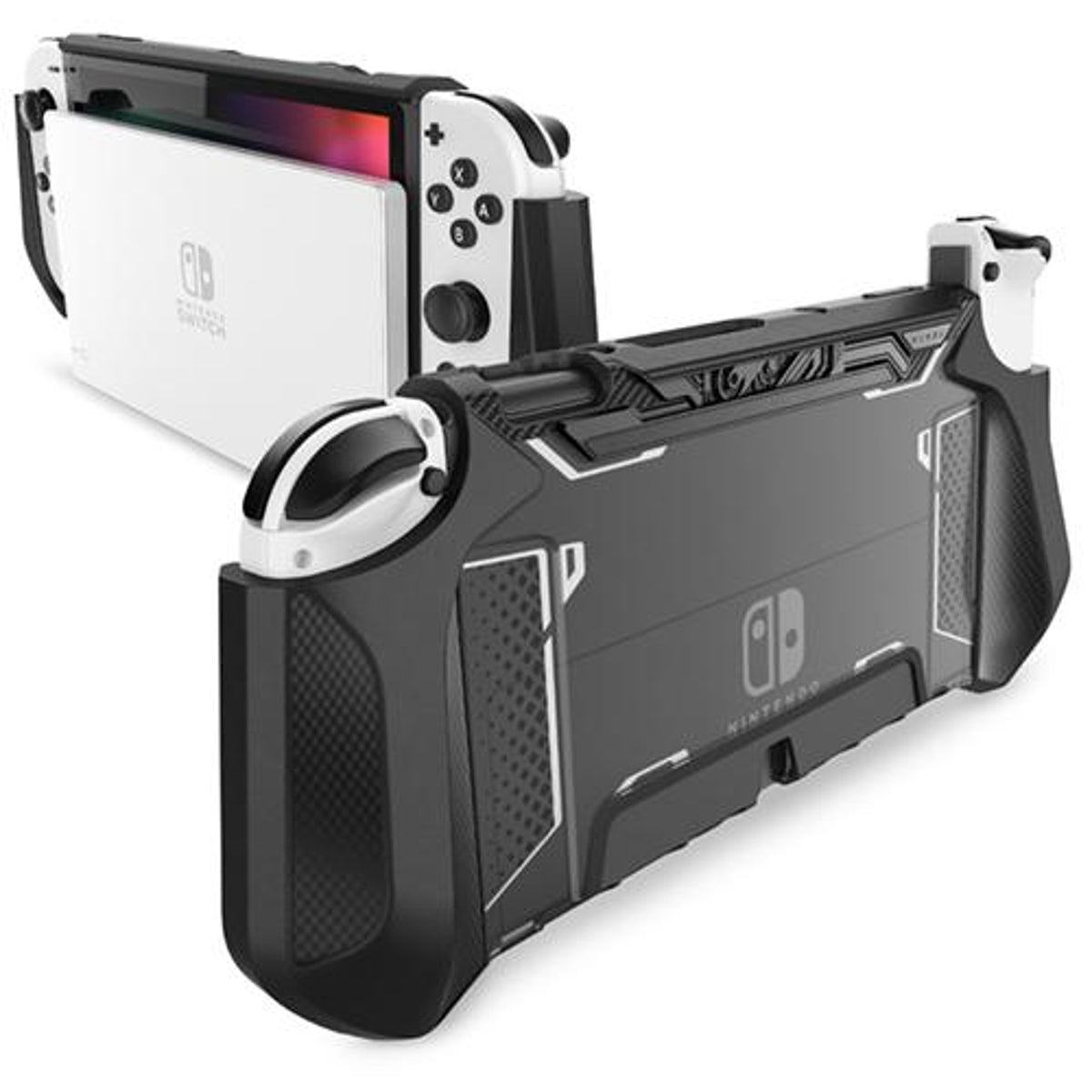 Dockable Protective Grip Case for Nintendo Switch OLED Model (2021)