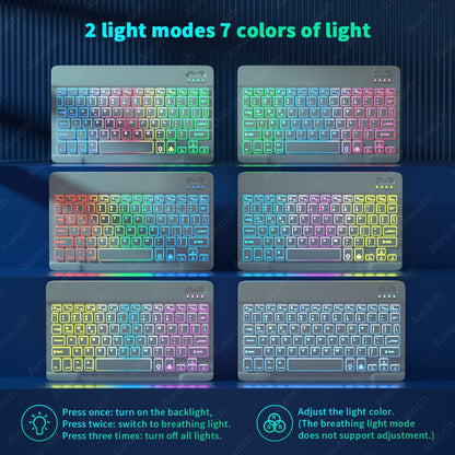 Rainbow Backlit Wireless Keyboard