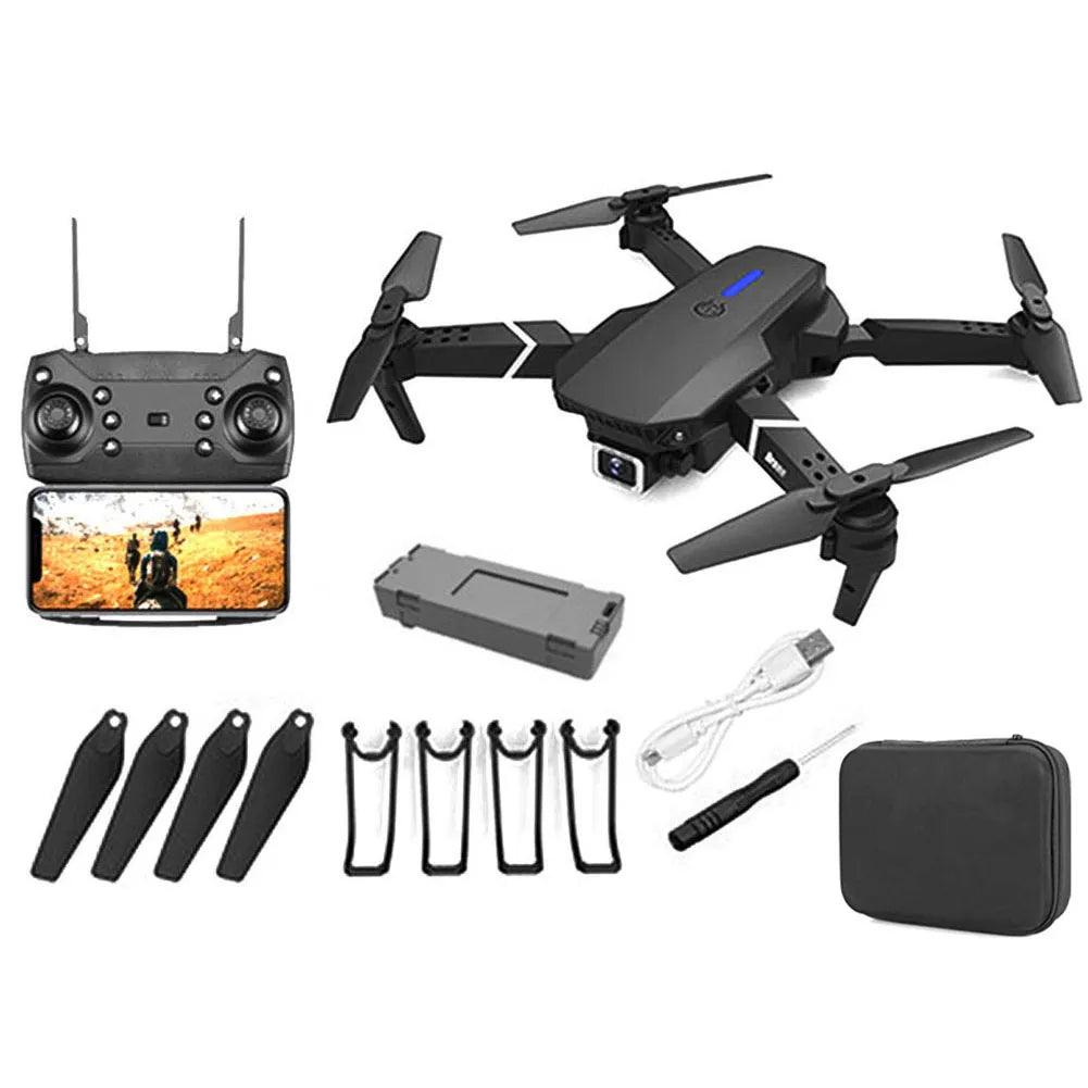 E88P Drone 4K with 1080P Wide Angle Dual HD Camera