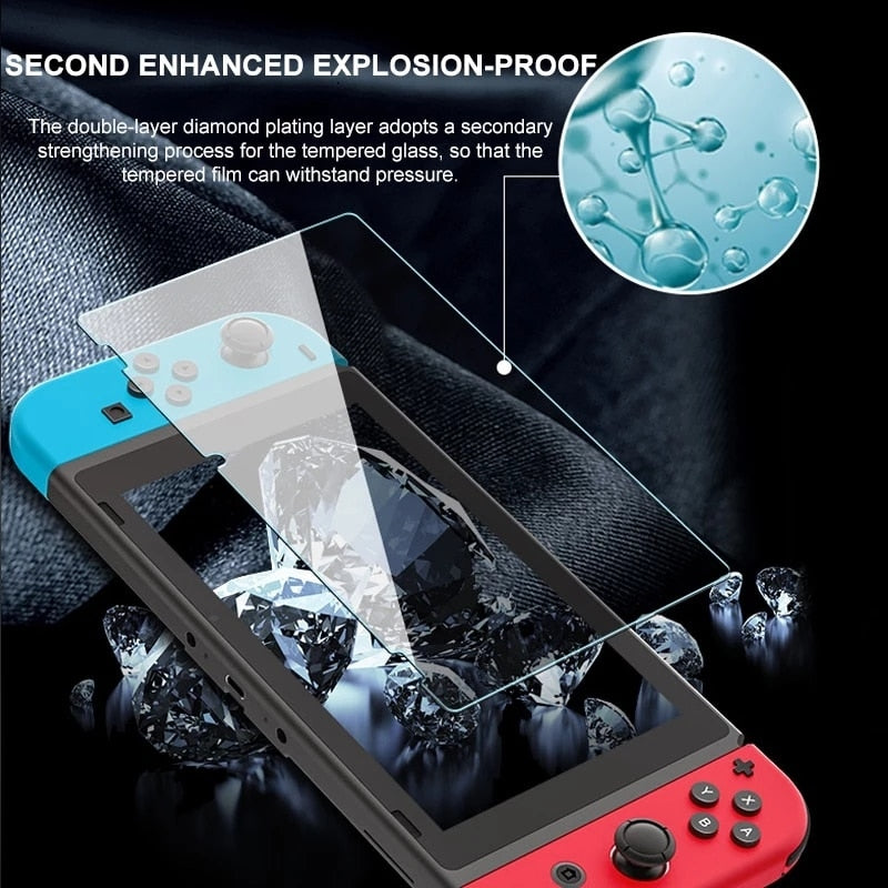 Protective Tempered Glass For Nintendo Switch Lite Switch NS OLED