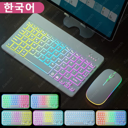 Rainbow Backlit Wireless Keyboard