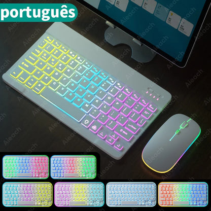 Rainbow Backlit Wireless Keyboard