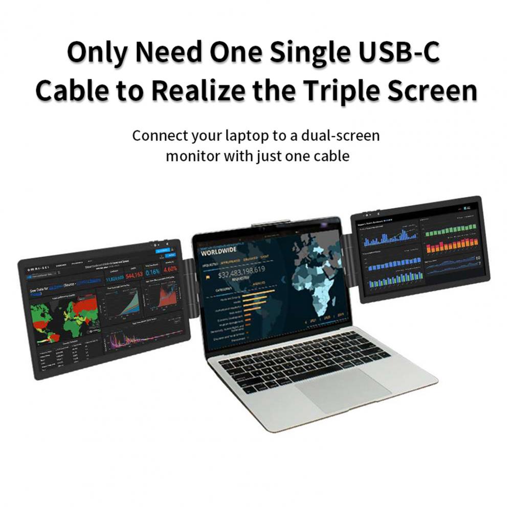 LCD Dual Triple Monitor Screen Extender