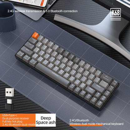 Wireless Mechanical Keyboard Bluetooth Dual Mode