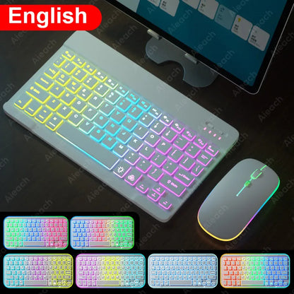 Rainbow Backlit Wireless Keyboard