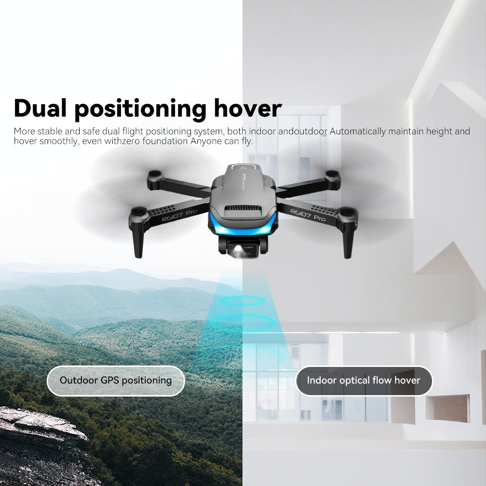 RG107 Pro Drone with Obstacle Avoidance 4K HD Dual Camera