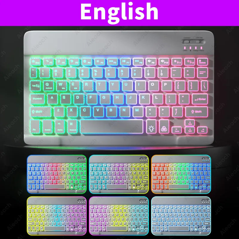 Rainbow Backlit Wireless Keyboard