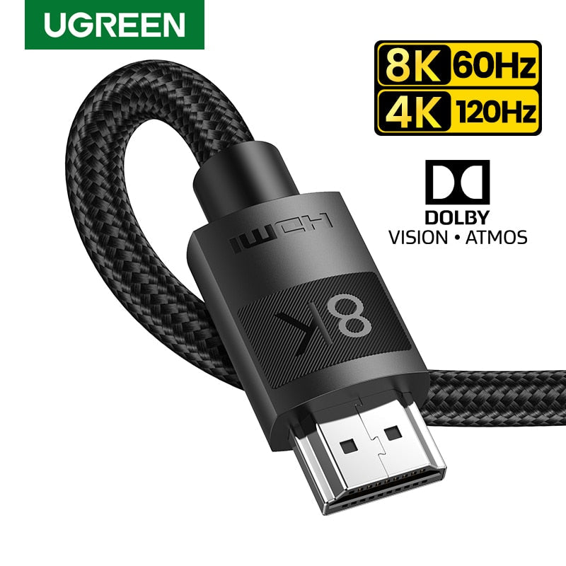 UGREEN HDMI 2.1 Cable Ultra High-speed 8K/60Hz 4K/120Hz