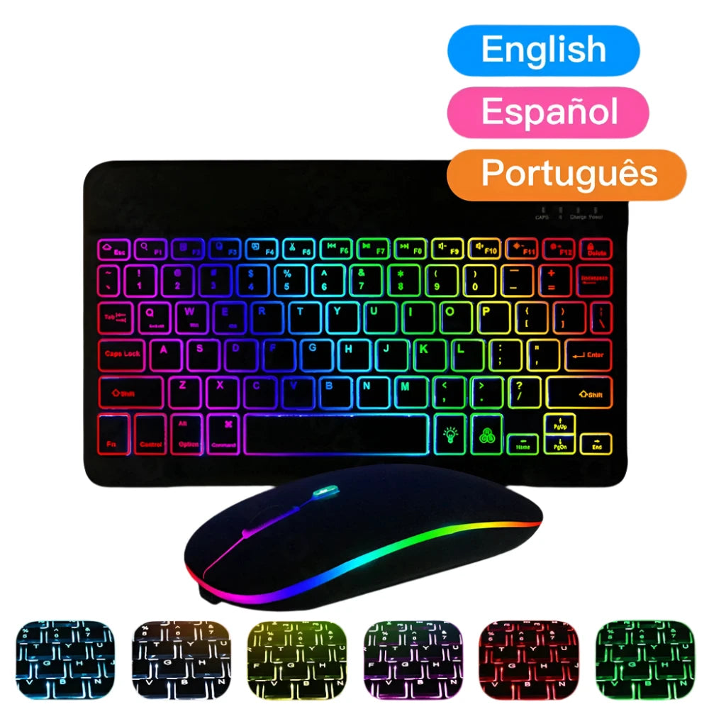 Backlit Wireless Keyboard and Mouse