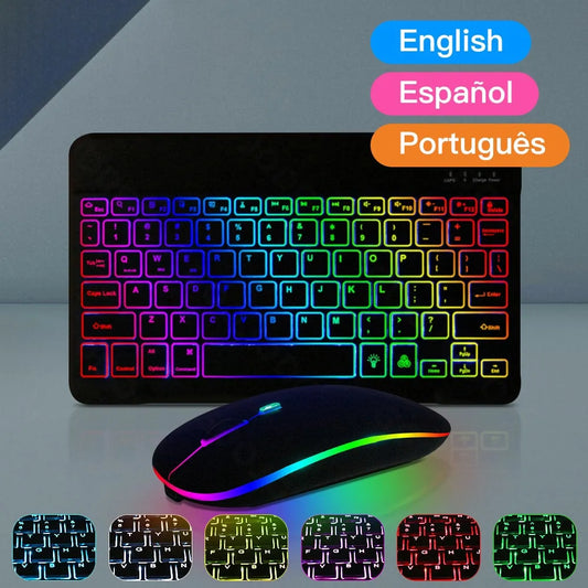 Backlit Wireless Keyboard and Mouse