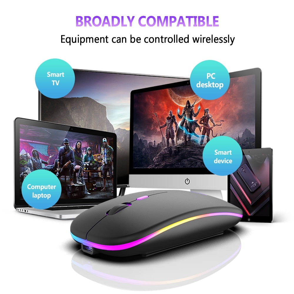 Wireless Mouse Bluetooth and 2.4GHz