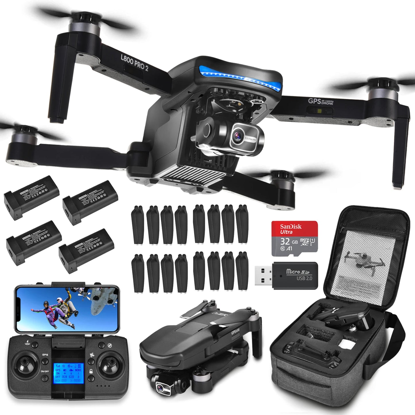 5G Camera Drone with  Brushless Motor