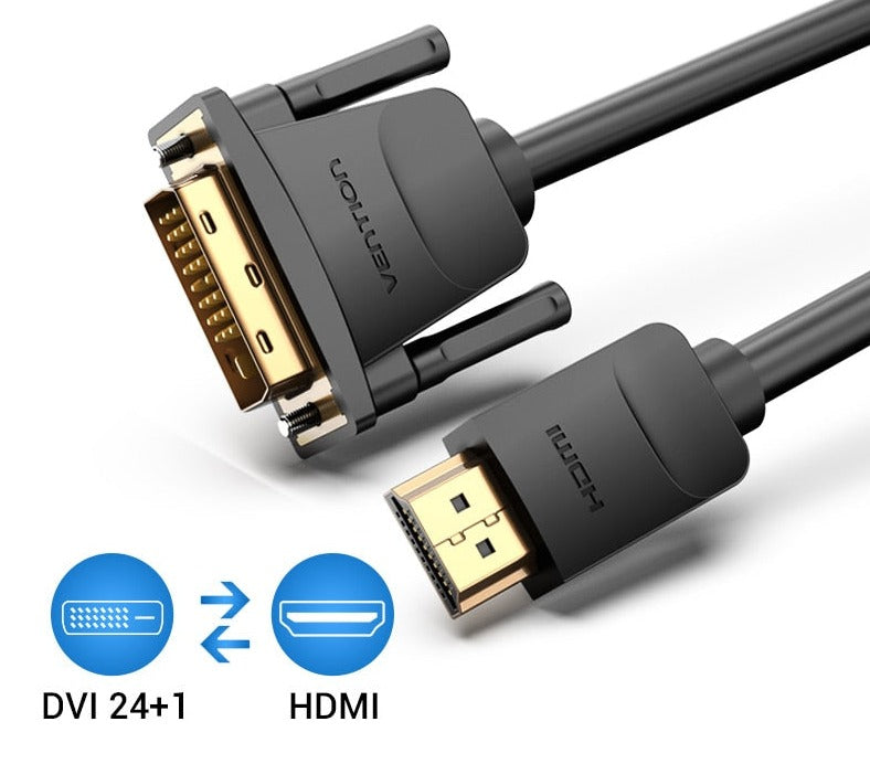 HDMI to DVI Cable